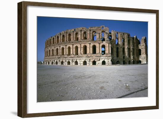 Exterior of a Roman Colosseum, 3rd Century-CM Dixon-Framed Photographic Print