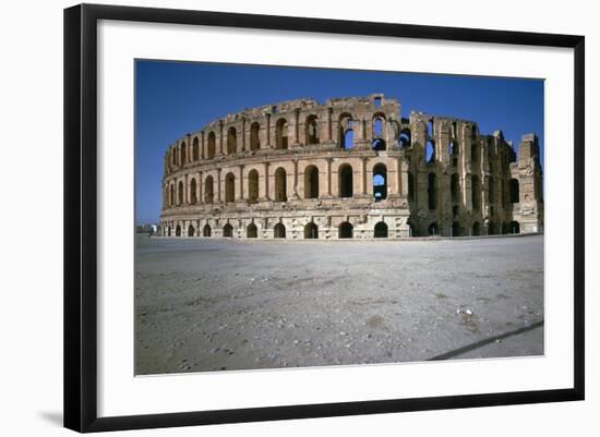 Exterior of a Roman Colosseum, 3rd Century-CM Dixon-Framed Photographic Print