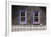 Exterior of a Shingle Carpenter Gothic (Gingerbread) Cottage with White Picket Fence-Julian Castle-Framed Photo