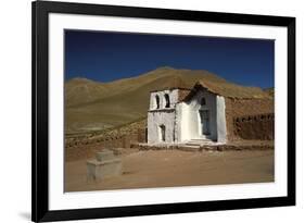 Exterior of a Small Church in Arid Landscape Near Al Tatio Geysers, Atacama Desert, Chile-Mark Chivers-Framed Photographic Print