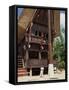 Exterior of a Traditional Decorated Toraja House, Sulawesi, Indonesia, Southeast Asia-Harding Robert-Framed Stretched Canvas