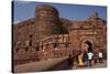 Exterior of Agra Fort, UNESCO World Heritage Site, Agra, Uttar Pradesh, India, Asia-Ben Pipe-Stretched Canvas