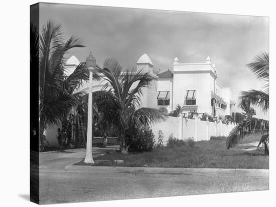 Exterior of Al Capone's Home-null-Stretched Canvas
