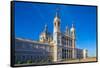 Exterior of Almudena Cathedral, Madrid, Spain-Neil Farrin-Framed Stretched Canvas