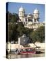 Exterior of an Historic Structure in Udaipur, Rajasthan, India-David H. Wells-Stretched Canvas