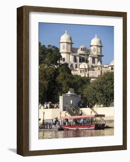 Exterior of an Historic Structure in Udaipur, Rajasthan, India-David H. Wells-Framed Photographic Print