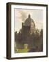 Exterior of Brasenose College and Radcliffe Library, Illustration from the 'History of Oxford'-Augustus Charles Pugin-Framed Giclee Print