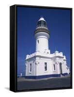Exterior of Byron Bay Lighthouse at Byron Bay, New South Wales, Australia, Pacific-Wilson Ken-Framed Stretched Canvas