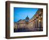 Exterior of Cathedral of Our Lady of Kazan at night, St. Petersburg, Leningrad Oblast, Russia-Ben Pipe-Framed Photographic Print