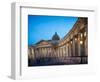 Exterior of Cathedral of Our Lady of Kazan at night, St. Petersburg, Leningrad Oblast, Russia-Ben Pipe-Framed Photographic Print