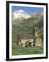 Exterior of Church, Linas De Broto, Pyrenees, Aragon, Spain-Lawrence Graham-Framed Photographic Print