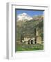 Exterior of Church, Linas De Broto, Pyrenees, Aragon, Spain-Lawrence Graham-Framed Photographic Print