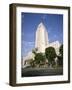 Exterior of City Hall, Los Angeles, California, United States of America (Usa), North America-Tony Gervis-Framed Photographic Print