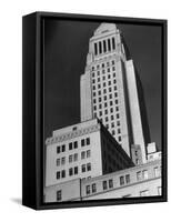 Exterior of City Hall-Horace Bristol-Framed Stretched Canvas