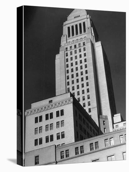 Exterior of City Hall-Horace Bristol-Stretched Canvas