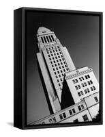 Exterior of City Hall-Rex Hardy Jr.-Framed Stretched Canvas