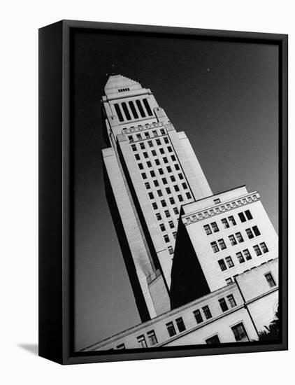 Exterior of City Hall-Rex Hardy Jr.-Framed Stretched Canvas