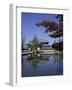 Exterior of Daibutsen-Den Hall of the Great Buddha, Dating from 1709, Reflected in Water, Nara-Christopher Rennie-Framed Photographic Print