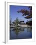 Exterior of Daibutsen-Den Hall of the Great Buddha, Dating from 1709, Reflected in Water, Nara-Christopher Rennie-Framed Photographic Print