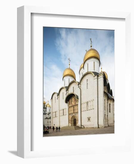 Exterior of Dormition Cathedral, The Kremlin, Moscow, Moscow Oblast, Russia-Ben Pipe-Framed Photographic Print