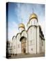 Exterior of Dormition Cathedral, The Kremlin, Moscow, Moscow Oblast, Russia-Ben Pipe-Stretched Canvas