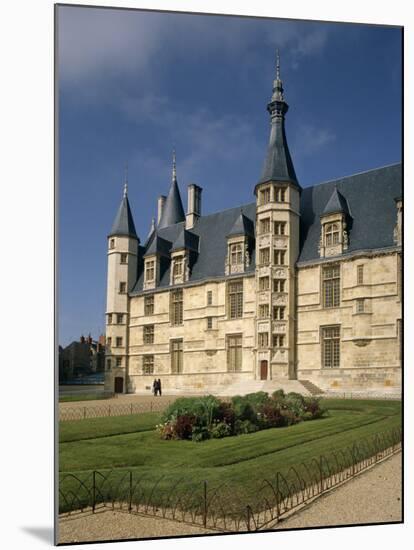 Exterior of Ducal Palace, Nevers, Bourgogne (Burgundy), France-Michael Short-Mounted Photographic Print