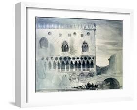 Exterior of Ducal Palace, Venice, 19th Century-John Ruskin-Framed Giclee Print