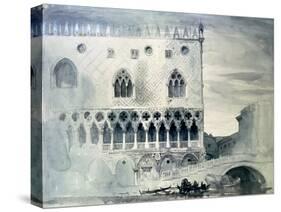 Exterior of Ducal Palace, Venice, 19th Century-John Ruskin-Stretched Canvas