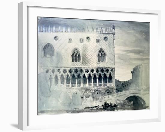 Exterior of Ducal Palace, Venice, 19th Century-John Ruskin-Framed Giclee Print