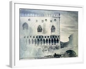 Exterior of Ducal Palace, Venice, 19th Century-John Ruskin-Framed Giclee Print