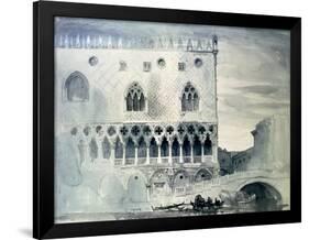 Exterior of Ducal Palace, Venice, 19th Century-John Ruskin-Framed Giclee Print