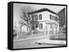 Exterior of Early American Synagogue-null-Framed Stretched Canvas