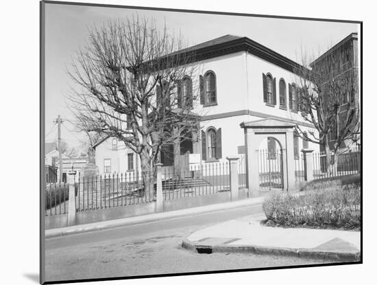 Exterior of Early American Synagogue-null-Mounted Photographic Print