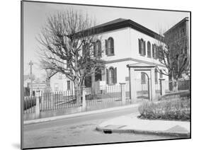 Exterior of Early American Synagogue-null-Mounted Photographic Print