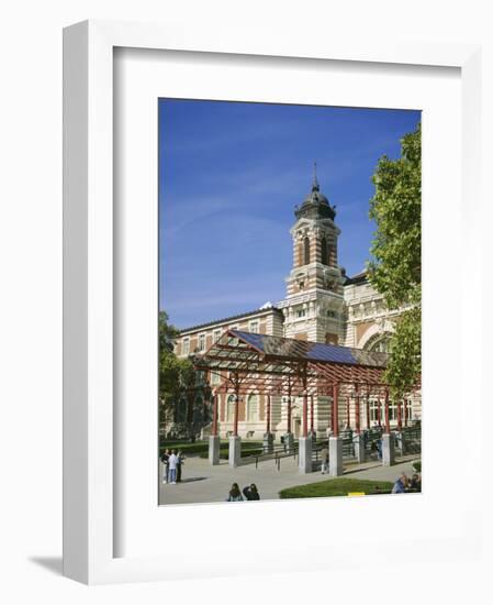 Exterior of Ellis Island, New York City, USA-Christopher Rennie-Framed Photographic Print