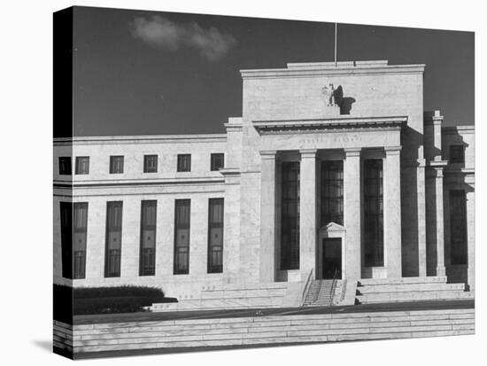 Exterior of Federal Reserve Building-Walker Evans-Stretched Canvas