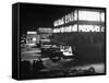 Exterior of Firestone Tire and Rubber Co. Plant at Night-null-Framed Stretched Canvas