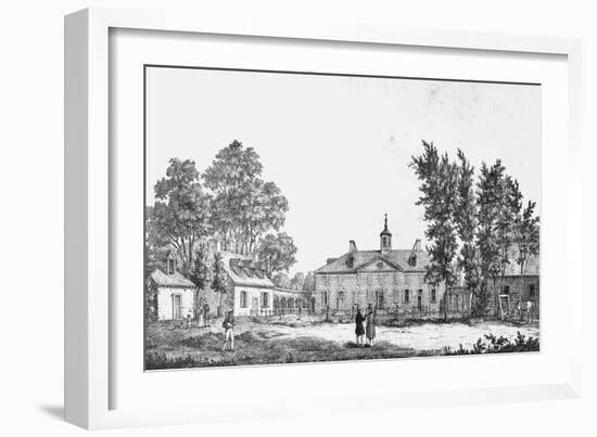 Exterior of George Washington's Estate-null-Framed Giclee Print