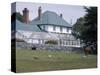 Exterior of Government House, Stanley, Falkland Islands, South America-G Richardson-Stretched Canvas