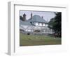 Exterior of Government House, Stanley, Falkland Islands, South America-G Richardson-Framed Photographic Print
