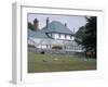 Exterior of Government House, Stanley, Falkland Islands, South America-G Richardson-Framed Photographic Print