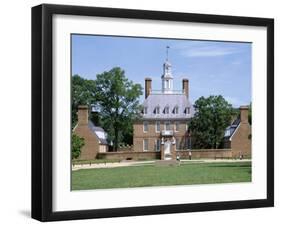 Exterior of Governor's Palace, Colonial Architecture, Williamsburg, Virginia, USA-Pearl Bucknall-Framed Photographic Print