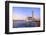 Exterior of Hassan Ll Mosque and Coastline at Dusk, Casablanca, Morocco, North Africa, Africa-Neil Farrin-Framed Photographic Print