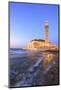 Exterior of Hassan Ll Mosque and Coastline at Dusk, Casablanca, Morocco, North Africa-Neil Farrin-Mounted Photographic Print
