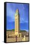 Exterior of Hassan Ll Mosque, Casablanca, Morocco, North Africa, Africa-Neil Farrin-Framed Stretched Canvas