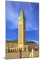 Exterior of Hassan Ll Mosque, Casablanca, Morocco, North Africa, Africa-Neil Farrin-Mounted Photographic Print