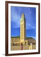 Exterior of Hassan Ll Mosque, Casablanca, Morocco, North Africa, Africa-Neil Farrin-Framed Photographic Print