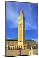 Exterior of Hassan Ll Mosque, Casablanca, Morocco, North Africa, Africa-Neil Farrin-Mounted Photographic Print