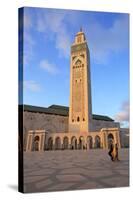 Exterior of Hassan Ll Mosque, Casablanca, Morocco, North Africa-Neil Farrin-Stretched Canvas
