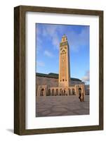 Exterior of Hassan Ll Mosque, Casablanca, Morocco, North Africa-Neil Farrin-Framed Photographic Print